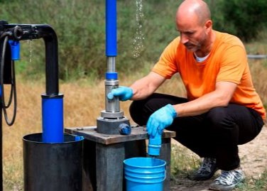 Прокачка до визуально чистой водыя