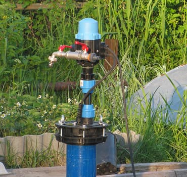 Летнее обустройство скважины с оголовком